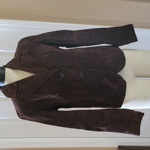 Siena Studio Brown Suede Blazer